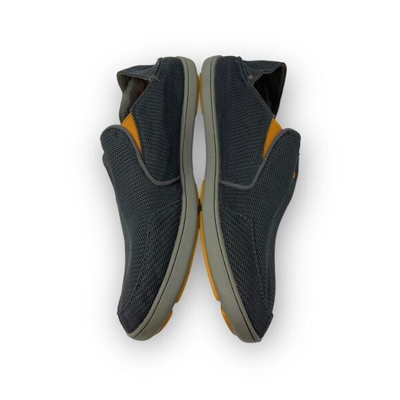 OluKai Nohea Dark Shadow Gray Mesh Slip On Loafers Men’s Size 10 - Picture 5 of 9